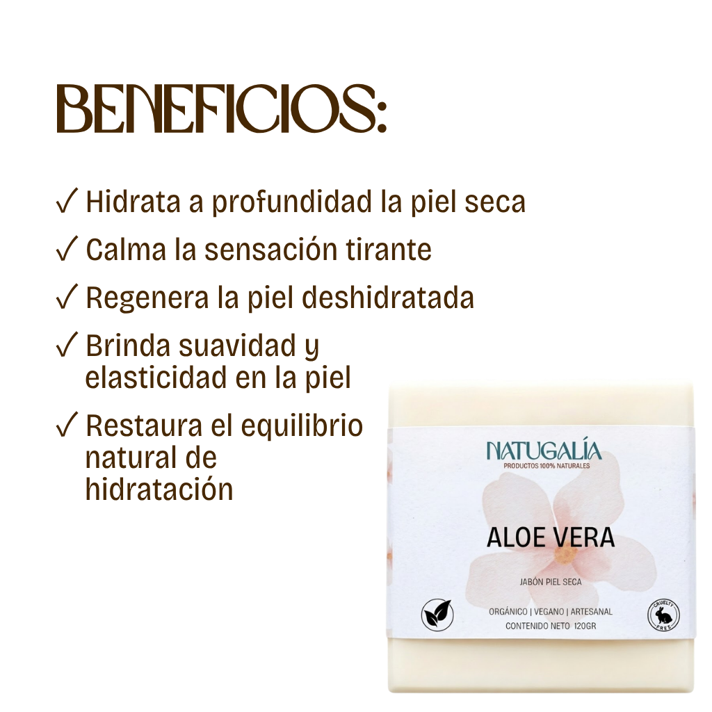 Jabón de Aloe Vera | Hidratante