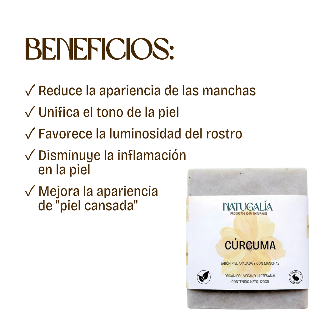 Jabón de Cúrcuma | Unificador de tono