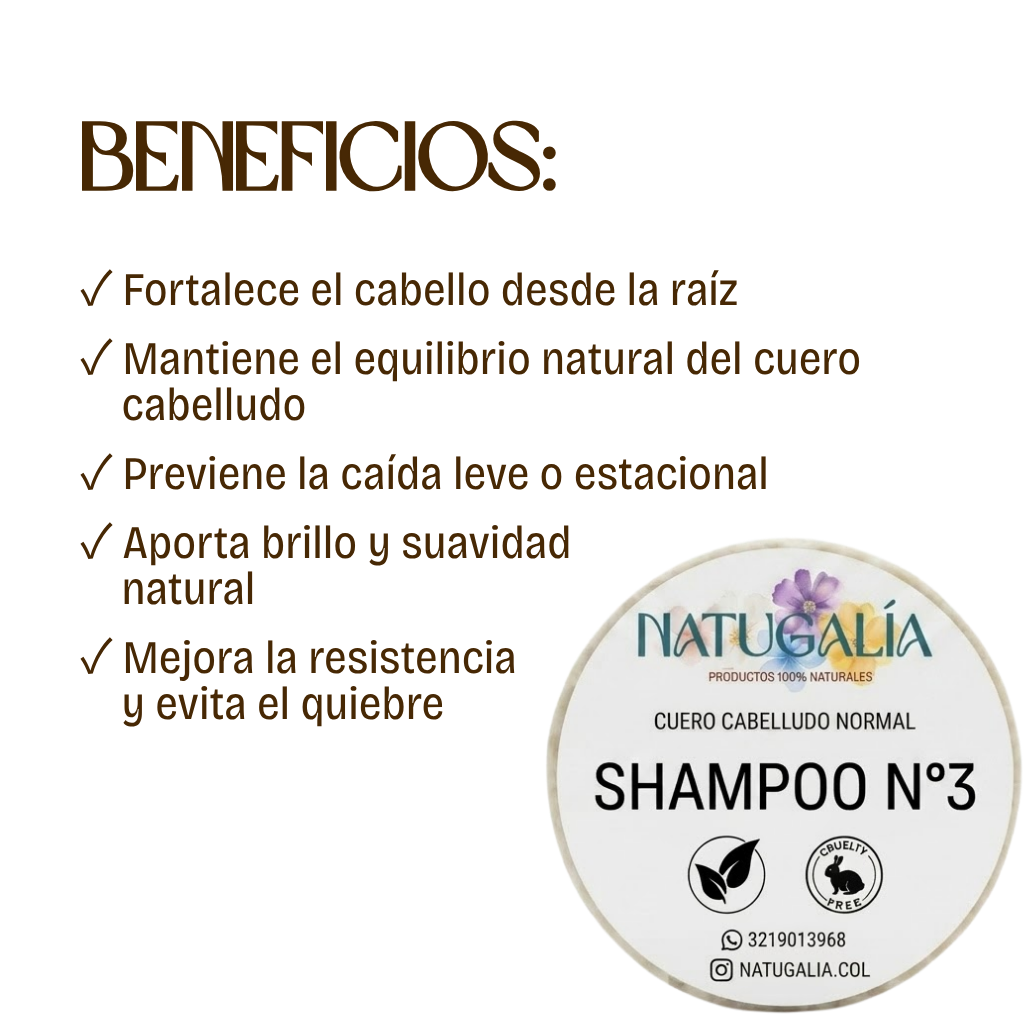 Shampoo n°3 | Cuero cabelludo normal