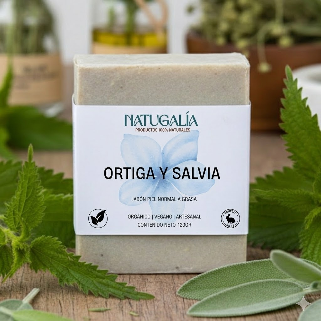 Jabón de Ortiga y Salvia | Control de grasa
